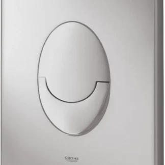 Grohe Betätigungsplatte Start chrom matt, Zweimengenspülung