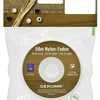 Dekorationsfaden aus Nylon 50 Meter Ø 25 mm