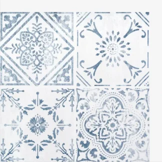 d-c-fix Kunststoffwandfliesen Wall Tiles, Vintage Style, 30,5x30,5 cm, selbstklebend