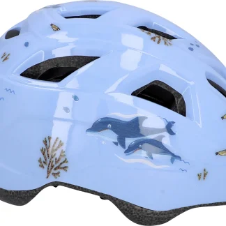 Fischer Fahrradhelm Kinder Plus Dolphin XS/S hellblau