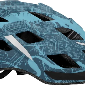 Fischer Fahrradhelm Urban Plus New York S/M türkisgrün matt