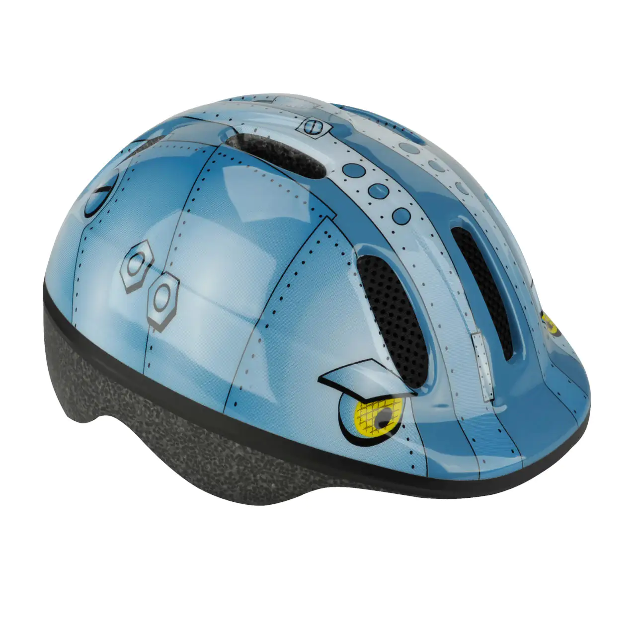 Fischer Fahrradhelm Kinder Robo Uni S/M blau