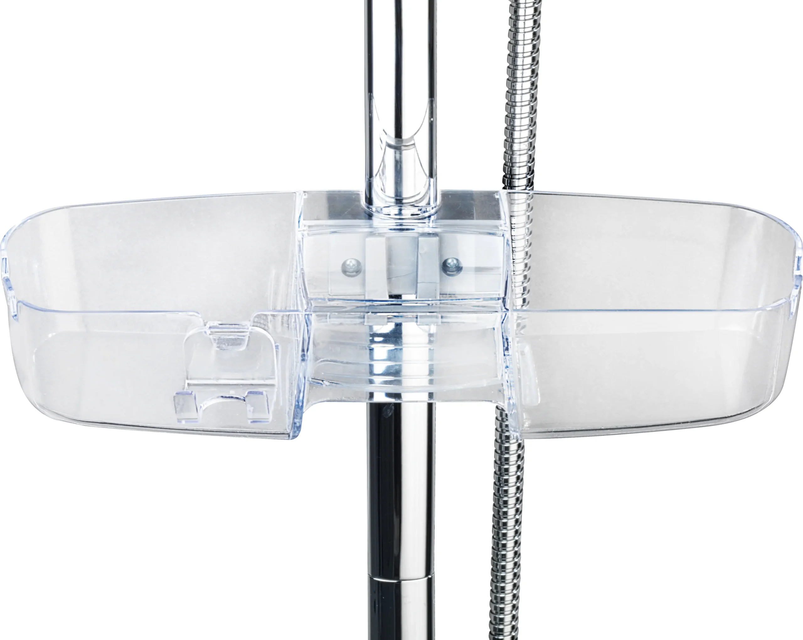 Wenko Duschkorb Premium Kunststoff, Farbe: transparent