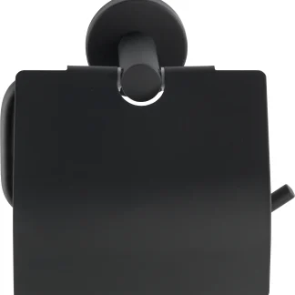 Wenko Papierrollenhalter Bosio Black matt mit Deckel