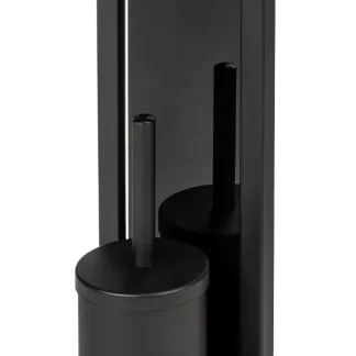Wenko WC-Bürstengarnitur Rivalta schwarz matt