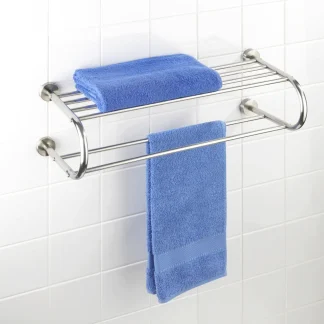 Wenko Wandregal Fastro Edelstahl, silber