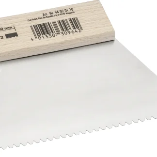Color Expert Zahnspachtel B2 180 mm Holzgriff