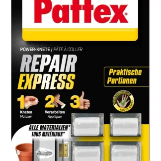 Pattex Epoxidharzkleber Powerknete Repair Express 6 x 5 g, weiß