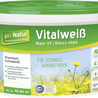 Pronatur Vitalweiß 10 L weiß matt