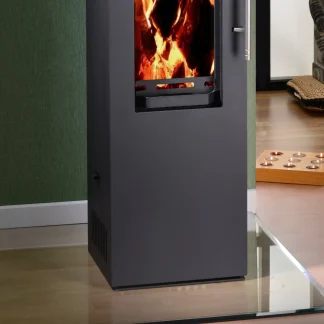 FireFix Bodenplatte Glas 120 x 100 cm Rechteck Funkenschutzplatte