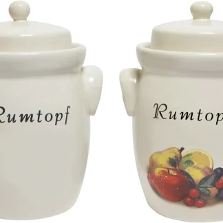 Rumtopf 3,5 L creme / bunt