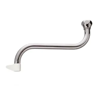 Cornat Rohrauslauf S-Form 25 cm verchromt