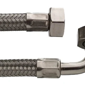 Cornat Hochdruck-Zulaufschlauch Aus rostfreiem Stahldrahtgeflecht3/4" IG, 3/4" AG, 2000 mm