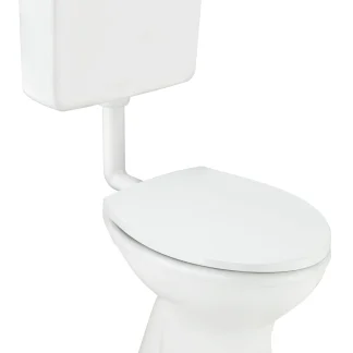 Cornat Komplett-Stand-Tiefspül-WC inkl. WC-Sitz, weiß