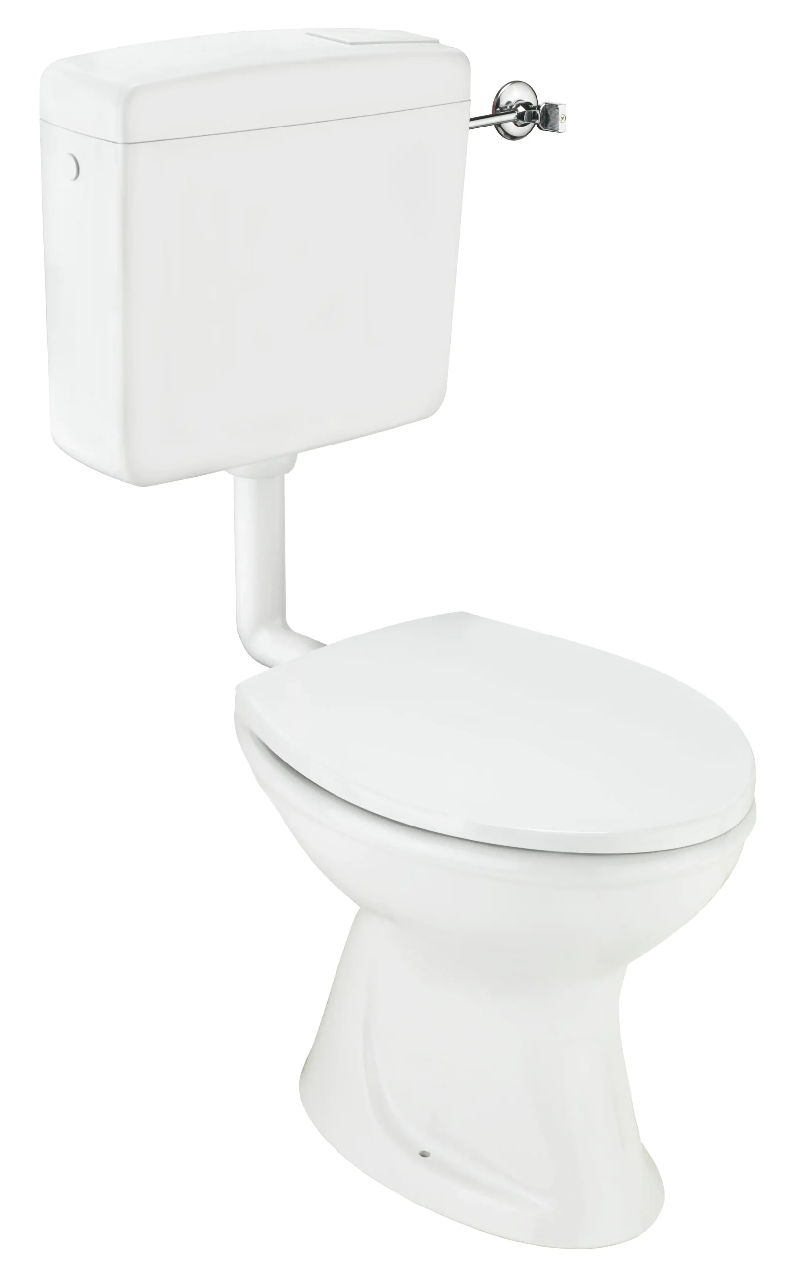 Cornat Komplett-Stand-Tiefspül-WC inkl. WC-Sitz, weiß
