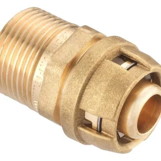 Cornat Steck-Kupplung komplett Messing, ø 20 mm, 3/4" AG