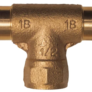 Cornat Press-T-Stück Kupfer, ø 18 mm - 1/2" IG
