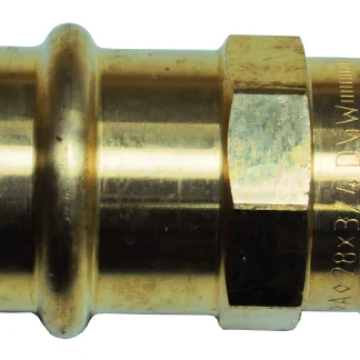Cornat Press-Übergangs-Muffe Rotguss, ø 28 mm, 3/4" IG