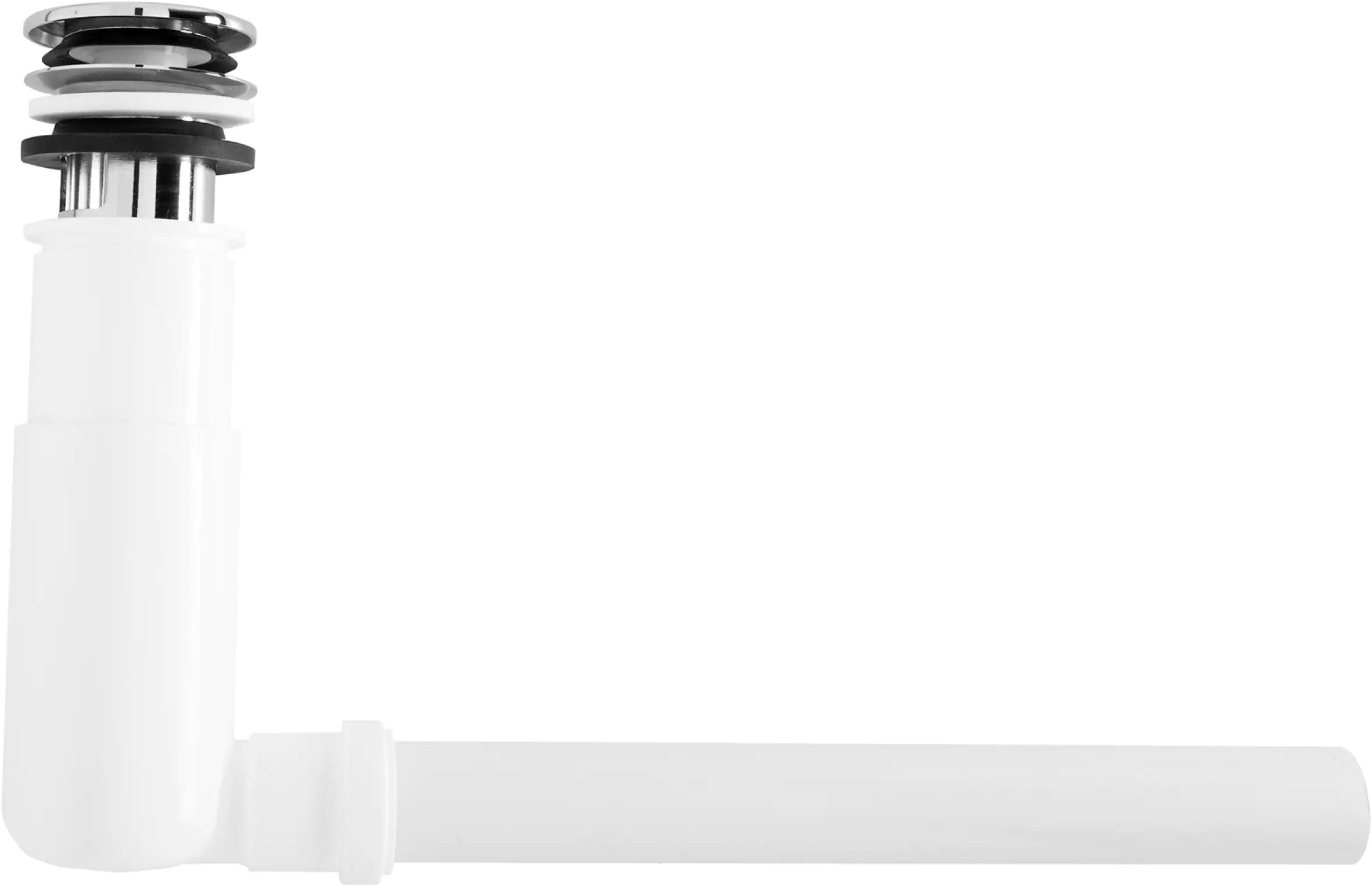 Cornat Raumspar-Tassen-Geruchverschluss Easyclean Kunststoff weiß, Wandrohr 300 mm x Ø 32 mm
