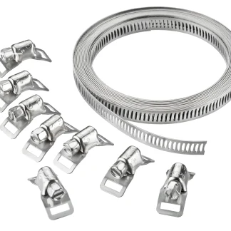 WERKZEYT Schlauchschellen Endlosband Edelstahl rostfrei, Breite: 8 mm, Länge: 3 m