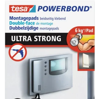 tesa doppelseitiges Montagepads Ultra Strong 6 x 2 cm