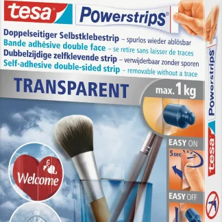 tesa Powerstrips Large transparent