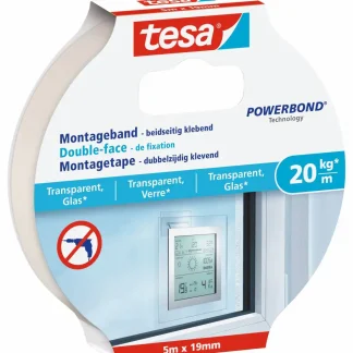 tesa Montageband 5 m x 19 mm, transparent