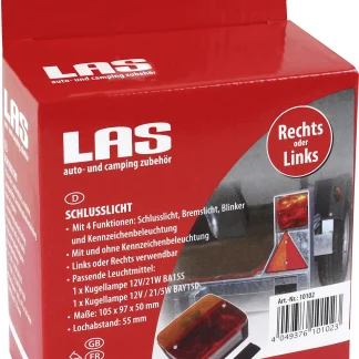 LAS Schlussleuchte mit 4 Funktionen für rechts und links