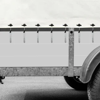 LAS Planenspanner mit Klapphülsen und Haken 4 Stück