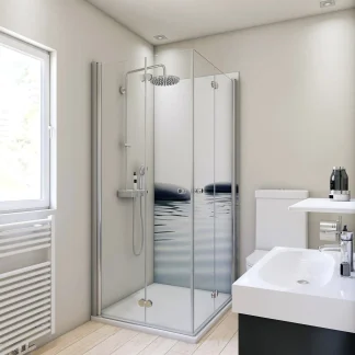 Breuer Duschrückwand Zen & Wasser Foto 90x210x0,3 cm