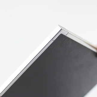 Breuer Ecke 2-fach Stoss gerade 1,8x1,8 cm, alu chromeffekt