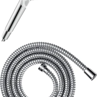Hansgrohe Handbrause Crometta Vario weiß/Chrom, mit Brauseschlauch