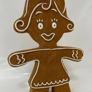 Dekofigur Lebkuchenfrau 37,5 x 28 x 4,5 cm