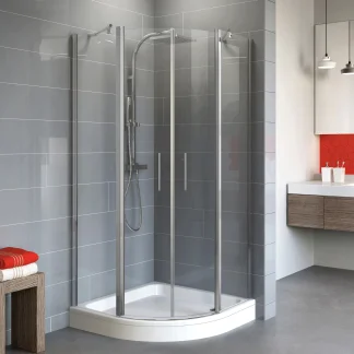 Schulte Viertelkreisdusche 80 x 80 x 192 cm Alexa Style 2.0