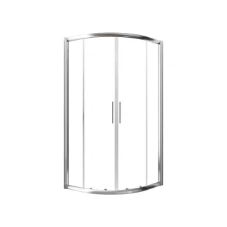 SCHULE Runddusche 80 x 80 x 185 cm Kristall/Trend