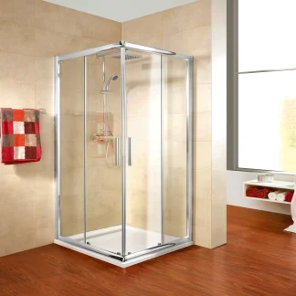 Schulte Eckeinstieg 90 x 80 x 185 cm Kristall/Trend