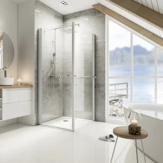 Schulte Drehtür Seitenwand 100 x 100 x 200 cm Garant