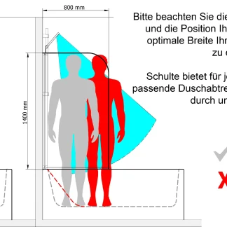Schulte Badewannenaufsatz EP1650 1-tlg. 80 x 120 cm