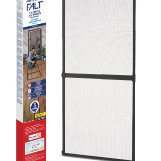 tesa Fliegenschutz-Tür FALT 100 x 220 cm anthrazit/anthrazit kürzbar