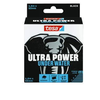 tesa Ultra Power Under Water 1,5 m x 50 mm, schwarz