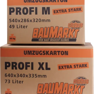 Globus Umzugskarton Profi M Innenmaß: 54 x 28,6 x 32 cm