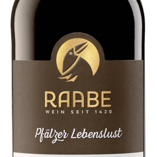 Raabe Rotwein Pfälzer Lebenslust Schwarzriesling feinherb Deutschland 1 x 0,75 L