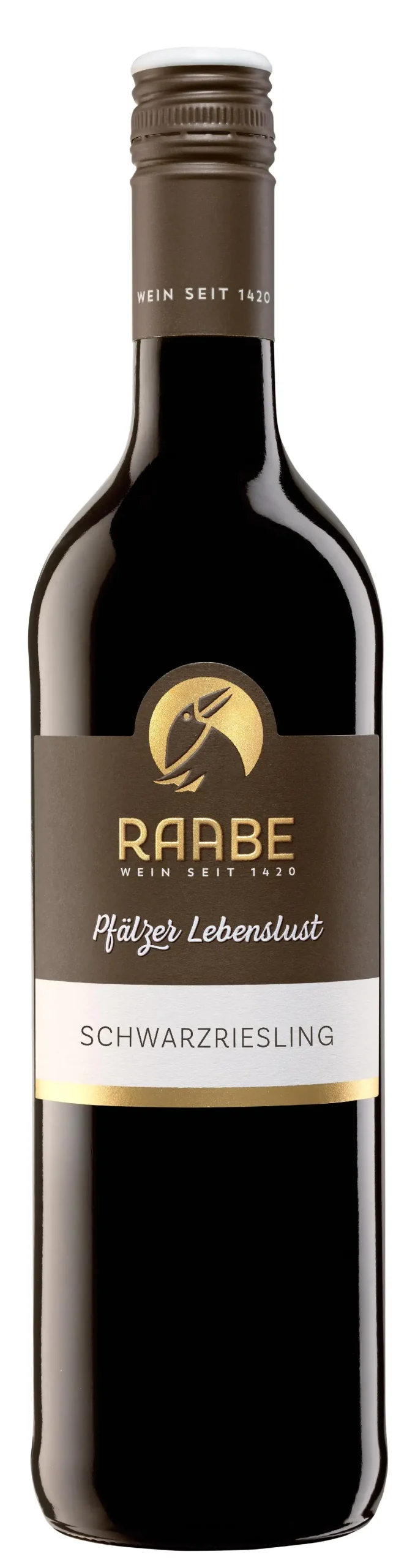 Raabe Rotwein Pfälzer Lebenslust Schwarzriesling feinherb Deutschland 1 x 0,75 L