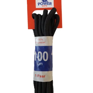 Power Safe Schnürsenkel Länge 100 cm, schwarz
