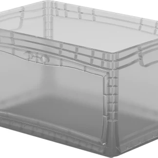 Surplus Systems Eurobox Door 60 x 40 x 32 cm, 66 L, transparent