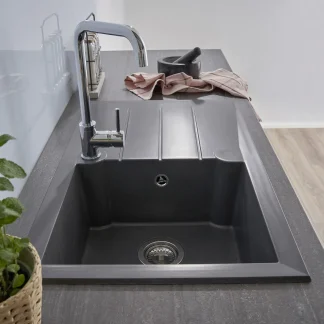 respekta Granitverbundspüle Alinéo 81 x 50 cm 81 x 50 cm