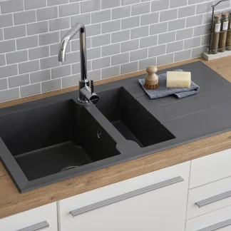 respekta Granitverbundspüle Alinéo 100 x 50 cm 100 x 50 cm