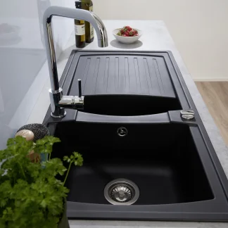 respekta Mineralite Einbauspüle BOSTON100X50S