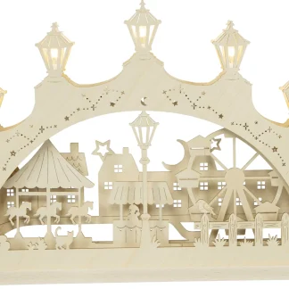 Saico Lichterbogen Winterfreuden in der Stadt 52 x 32 x 4,5 cm