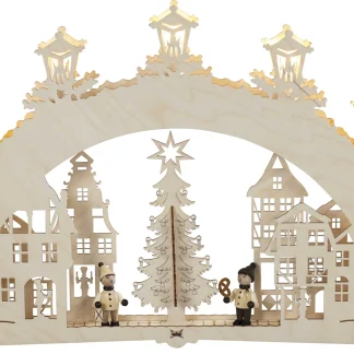 Saico Lichterbogen 3D Auf dem Weihnachtsmarkt 52 x 32 x 4,5 cm